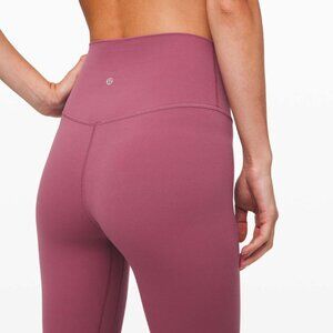Lululemon 28” Align Leggings size 6 in a mauve color